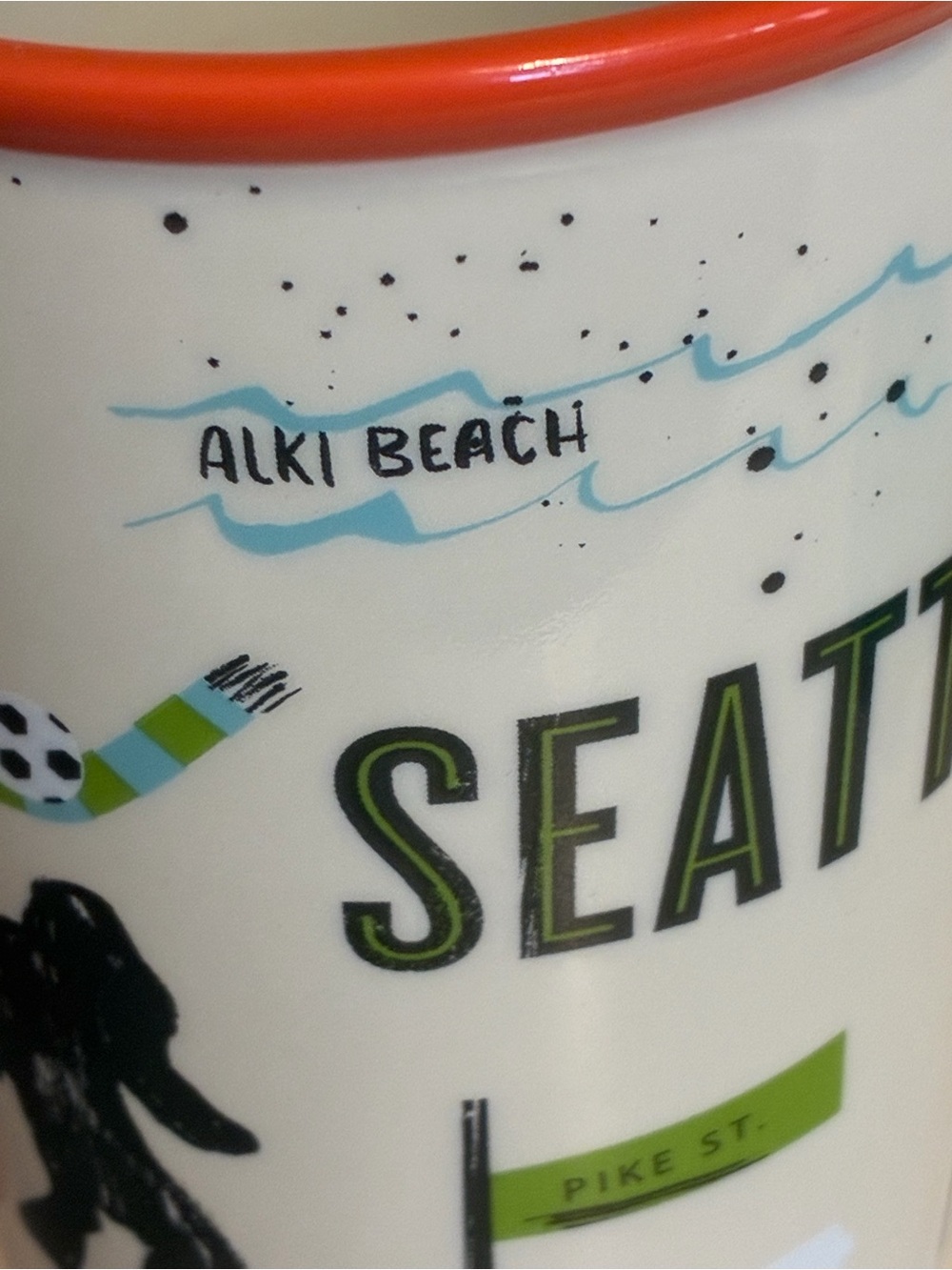 Starbucks SEATTLE Washington Local Landmark Series Ceramic Travel Tumbler 12 oz - Picture 12 of 12